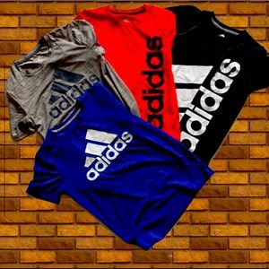 4 adidas t-shirt BUNDLE!! LIKE NEW!
